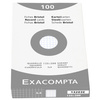 EXACOMPTA Fiches bristol, 125 x 200 mm, quadrillé, blanc - 23984