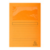 EXACOMPTA Chemise à fenêtre FOREVER, A4, 130 g/m2, orange - 50074