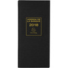 EXACOMPTA Agenda Banquier long, 1 volume, 2024, noir