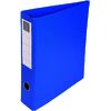 EXACOMPTA Classeur rembordé PVC, 4 anneaux en D, A4, bleu