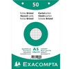 EXACOMPTA Fiches bristol, A5, quadrillé, blanc