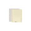 EXACOMPTA Intercalaires, A4 extra large, chamois