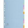 EXACOMPTA Intercalaires en carton, A4, 12 touches - 56727