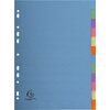 EXACOMPTA Intercalaires en carton, A4, 12 touches - 56727