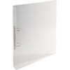 EXACOMPTA Classeur semi-rigide PP, 2 anneaux, A4+, cristal
