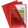 EXACOMPTA Pochette coin, A4, PVC 0,13 mm, rouge