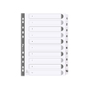 EXACOMPTA Intercalaires en carton 1-10, A4, 10 touches