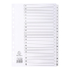 EXACOMPTA Intercalaires en carton A-Z, A4, 20 touches