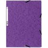 EXACOMPTA Chemise à élastiques, A4, carton, violet