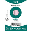 EXACOMPTA Fiches bristol, A8, uni, blanc