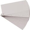 EXACOMPTA Fiches intercalaires, 105 x 240 mm, gris