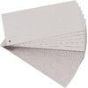 EXACOMPTA Fiches intercalaires, 105 x 240 mm, gris