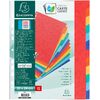 EXACOMPTA Intercalaires en carton, 320 x 240 mm, 12 touches