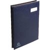 EXACOMPTA Parapheur, A4, 24 compartiments, bleu foncé