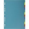 EXACOMPTA Intercalaires en plastique, uni, A4, 12 touches
