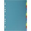 EXACOMPTA Intercalaires en plastique, uni, A4, 12 touches