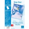 EXACOMPTA Pochette perforée Stop Doc, A4, PP, transparent