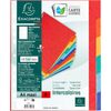 EXACOMPTA Intercalaires en carton, A4+, 6 touches