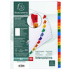 EXACOMPTA Intercalaires carton A-Z, A4, 20 touches, blanc