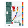 EXACOMPTA Intercalaires carton A-Z, A4, 20 touches, blanc