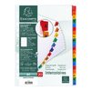 EXACOMPTA Intercalaires carton A-Z, A4, 20 touches, blanc