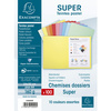 EXACOMPTA Chemise dossier SUPER 160, A4, assorti