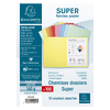 EXACOMPTA Chemise dossier SUPER 160, A4, assorti