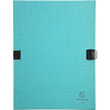 EXACOMPTA Chemise à dos extensible N'CLIP, A4, turquoise