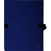 EXACOMPTA Chemise à dos extensible, A4, carton, bleu foncé