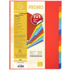 EXACOMPTA Intercalaires en carton, A4, 12 touches, promo 1+1