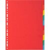 EXACOMPTA Intercalaires en carton, A4, 10 touches