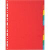 EXACOMPTA Intercalaires en carton, A4, 10 touches