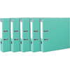 EXACOMPTA Classeur à levier Premium,A4,80mm,turquoise x 5,