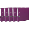 EXACOMPTA Classeur à levier Premium, A4, 80 mm, fuchsia