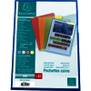 EXACOMPTA Pochette coin, A4, PP 0,12 mm, assorti