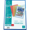 EXACOMPTA Pochette coin, A4, PP 0,12 mm, assorti