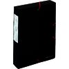 EXACOMPTA Boîte de classement Scotten, carte lustrée, noir