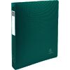 EXACOMPTA Classeur rigide Opaque, PP, A4, 4 anneaux, vert