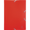 EXACOMPTA Chemise à élastiques Opaque Eco, PP, A4, rouge