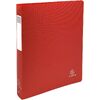 EXACOMPTA Classeur rigide Opaque, PP, A4, 4 anneaux, rouge
