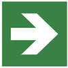 EXACOMPTA Plaque de signalisation 'Flèche droite'