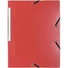 EXACOMPTA Chemise à élastiques Opaque, PP, A4, rouge