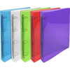 EXACOMPTA Classeur à anneaux, PP, 4 anneaux, A4, assorti