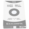 EXACOMPTA Fiche bristol, 125 x 200 mm, quadrillé, assorti