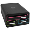 EXACOMPTA Module de classement SMALL-BOX, noir/arlequin