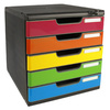 EXACOMPTA Module de classement MODULO A4 5 tiroirs, arlequin
