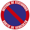 EXACOMPTA Panneau de signalisation 'Ne pas stationner'