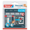 tesa Bande auto-agrippante Powerstrips CLICK, medium, blanc