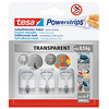tesa Crochet Powerstrips WIRED HOOK SMALL, transparent