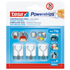 tesa Crochet Powerstrips WIRED HOOK SMALL, blanc